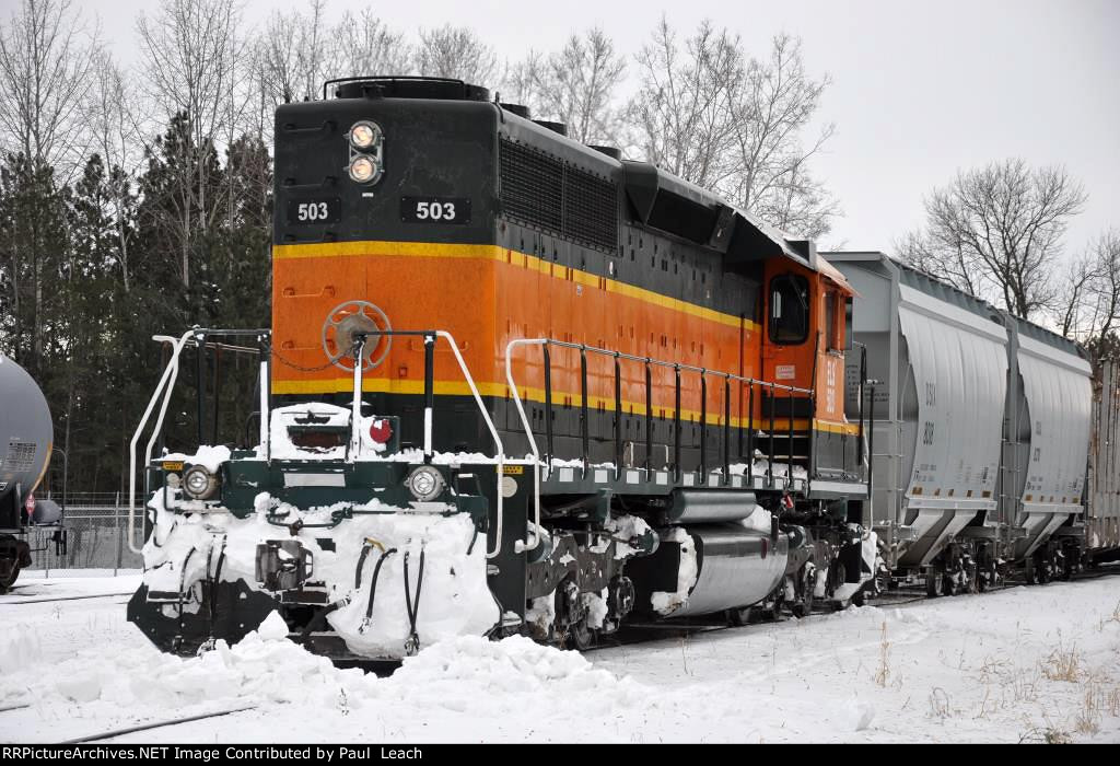 Preparing to depart the yard